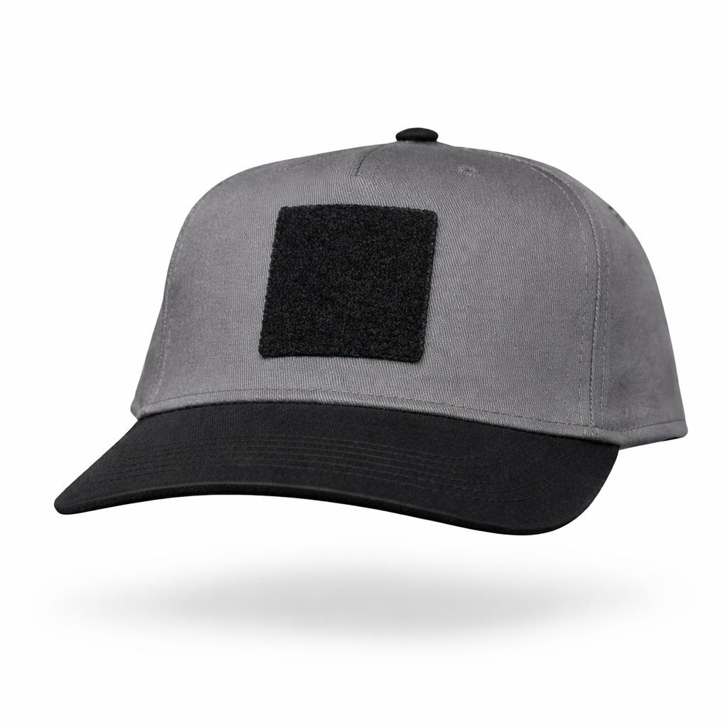 Charcoal & Black Snapback
