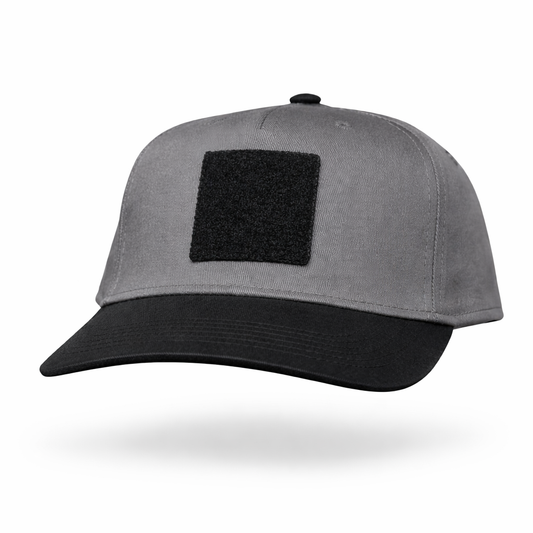 Charcoal & Black Snapback
