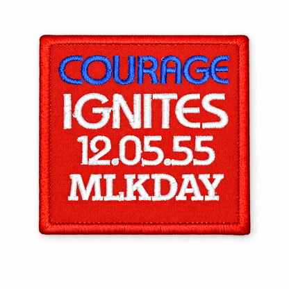 3-PACK RED MLK PATCHES